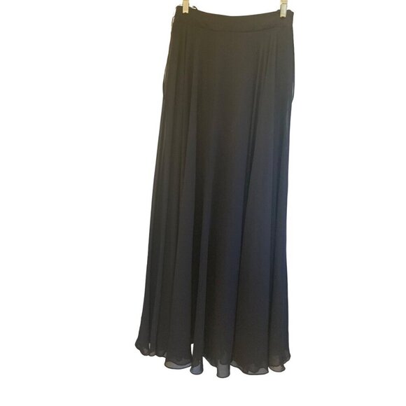 Jodi Kristopher womens Navy long evening skirt 26 waist - Picture 1 of 5